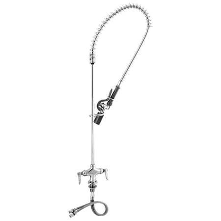 T&S Brass Pre-Rinse , Deck, .65Gpm, Leadfree 0113C